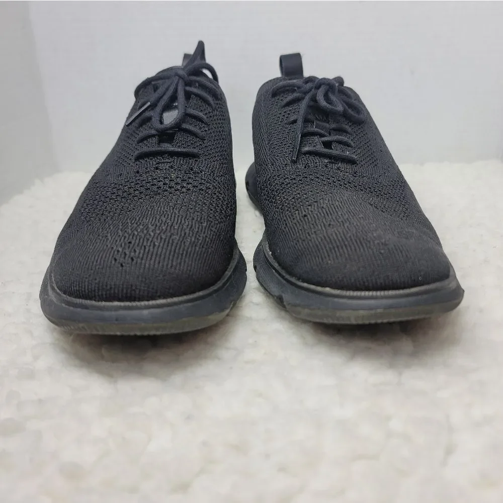 Cole Haan 4.Zerogrand Mens Oxford Shoes Size 9.5 Black Stitchlite Wingtip C35744